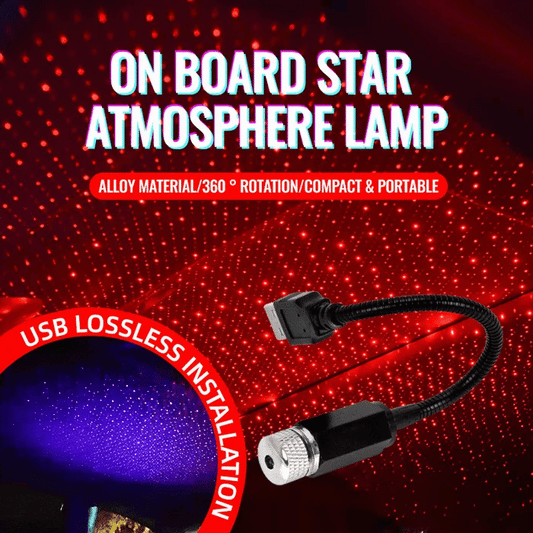 Galaxio™ -Light up the entire room and car with this stealthy little USB projector.  (Branded Product - Comes with 10 days Refund Guarantee)